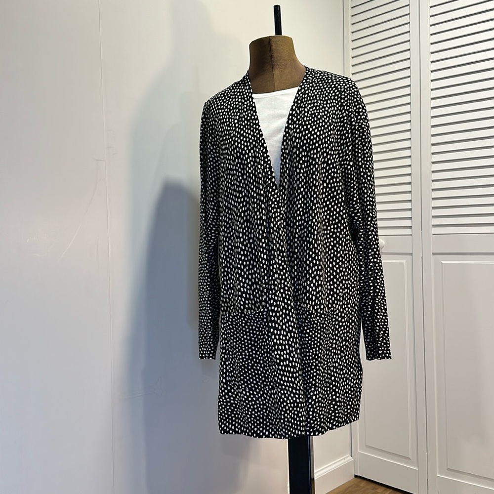 Talbots Open Front Longline Cardigan & T-Shirt((S… - image 1